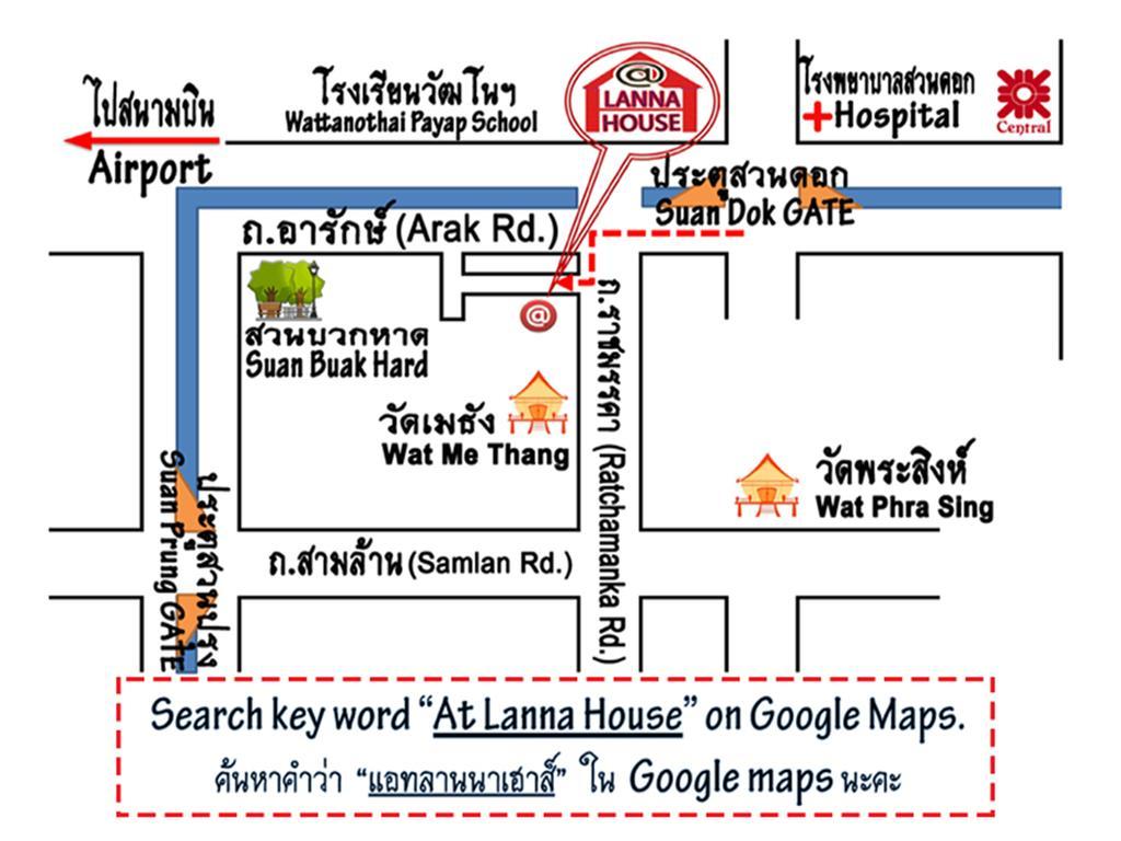 Hostel @Lanna House (Adults Only) Chiang Mai Zewnętrze zdjęcie